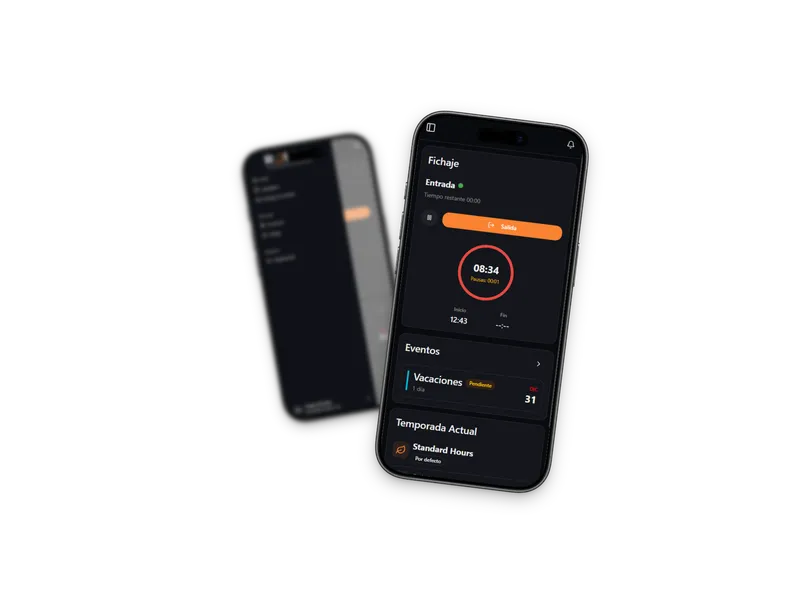 Rolda - Time tracking app dashboard showing projects, timers, and reports interface